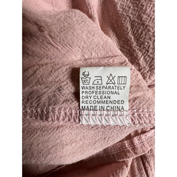 Pink Madi Dress 4X Pockets A Style Pull over Comfortable Summer Y2K90’s - Picture 12 of 12